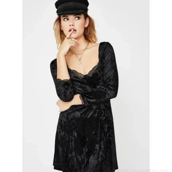 FREE PEOPLE Kat Velvet Mini - Picture 7 of 8